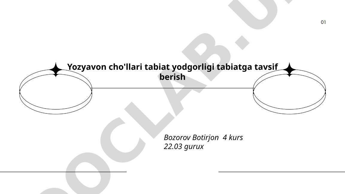 Yozyavon cho'llari tabiat yodgorligining geografik joylashuvi va tabiiy xususiyatlari