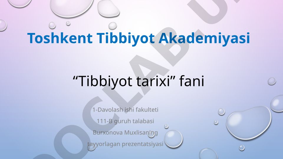 Temur va temuriylar davridagi tibbiyot