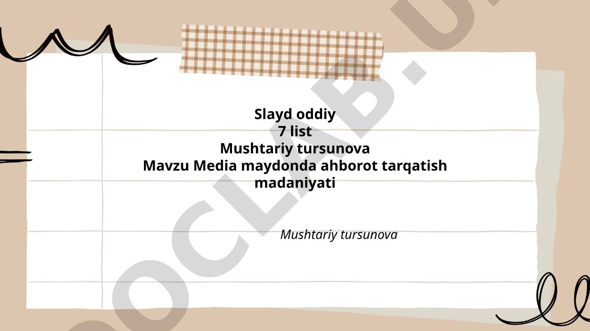 Media maydonda ahborot tarqatish madaniyati
