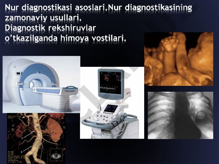 Nur diagnostika usullari va tarixi