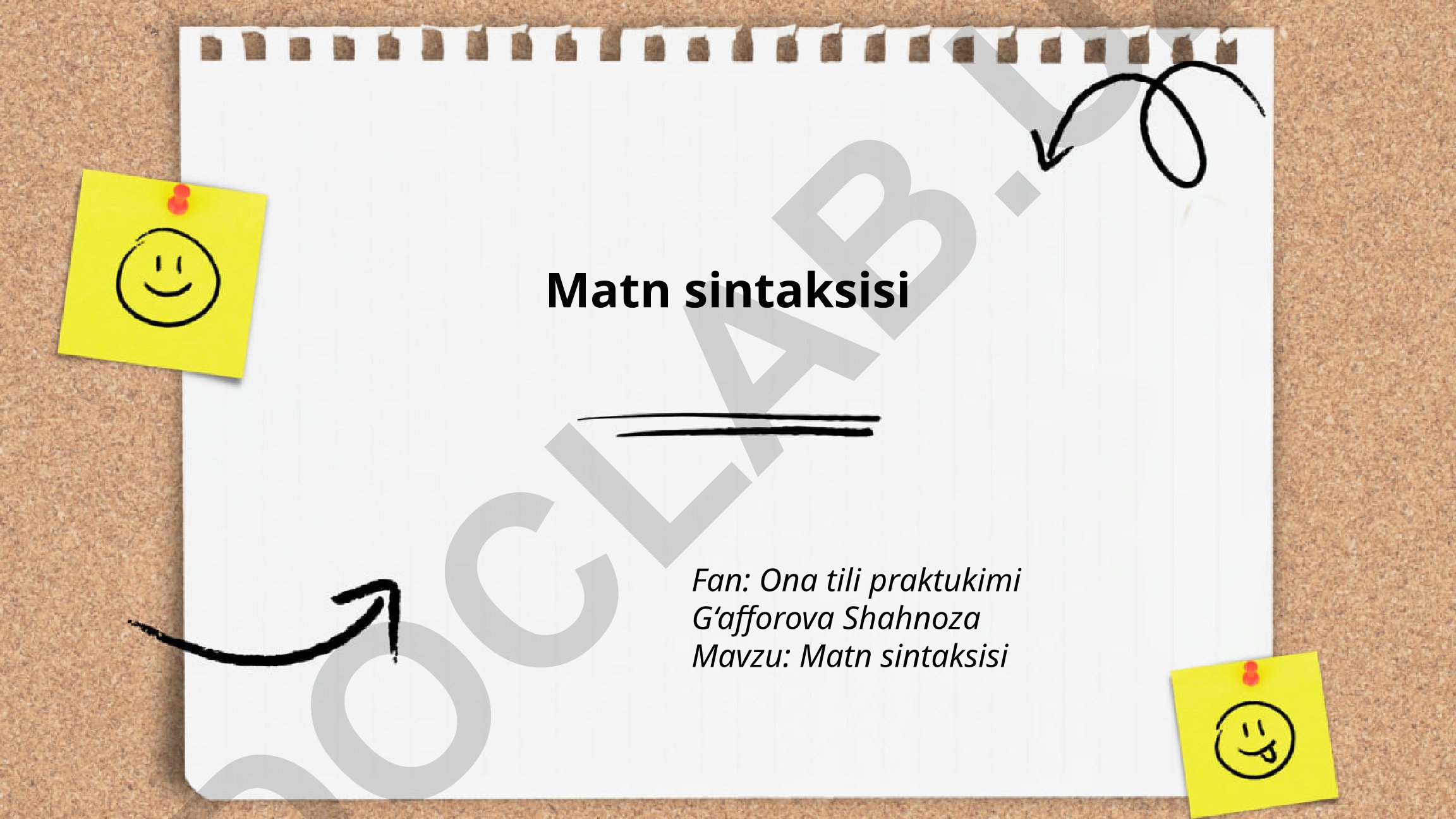 Matn sintaksisi