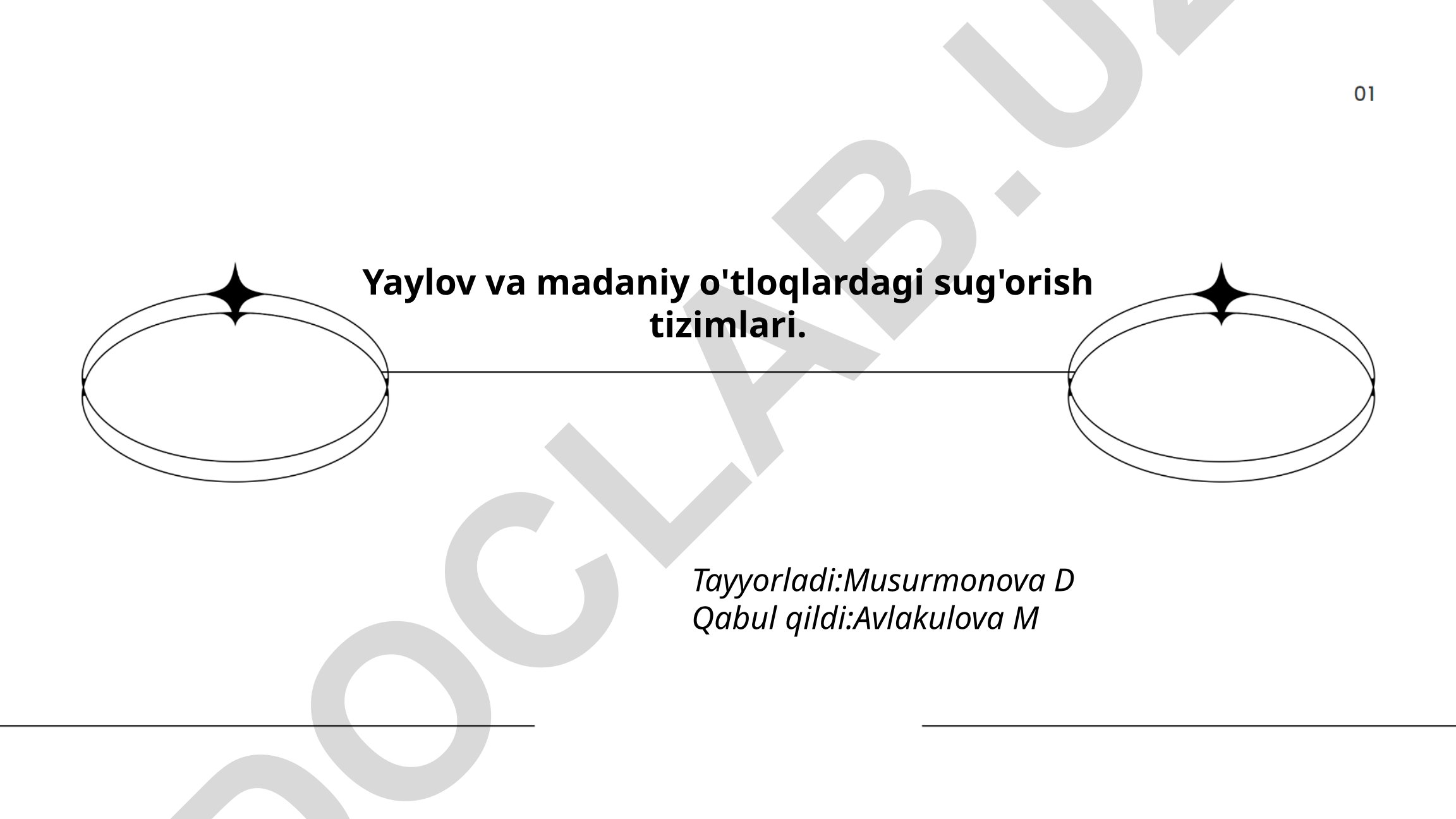 Yaylov va madaniy o'tloqlardagi sug'orish tizimlari