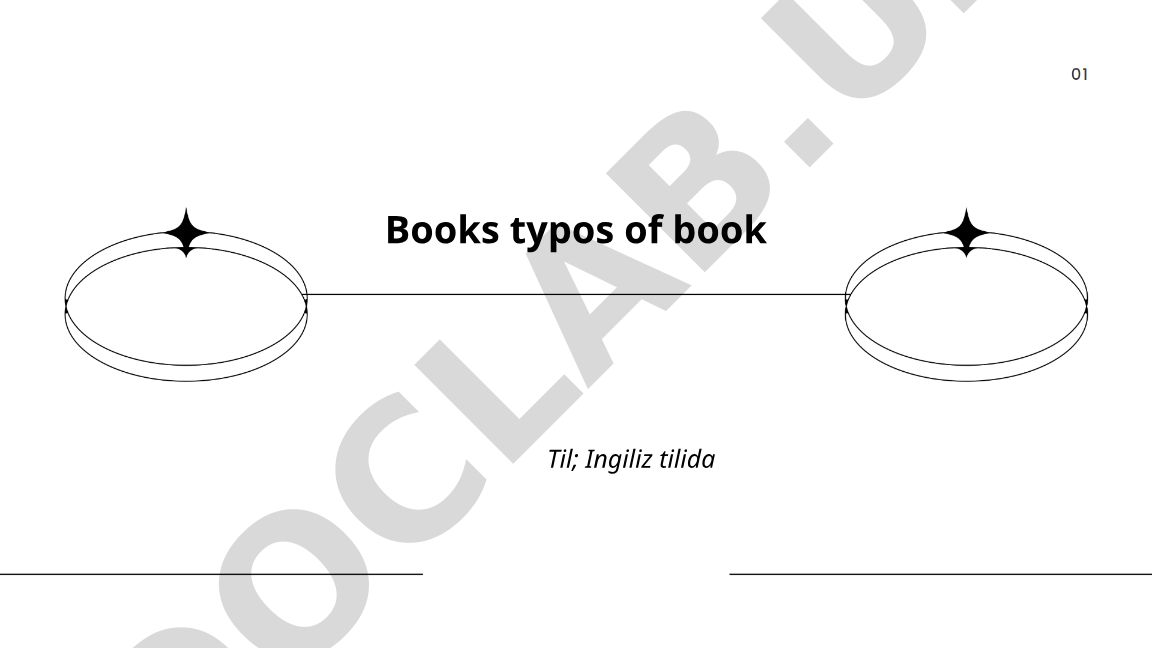 Kitoblardagi tipografik xatolar va ularni aniqlash