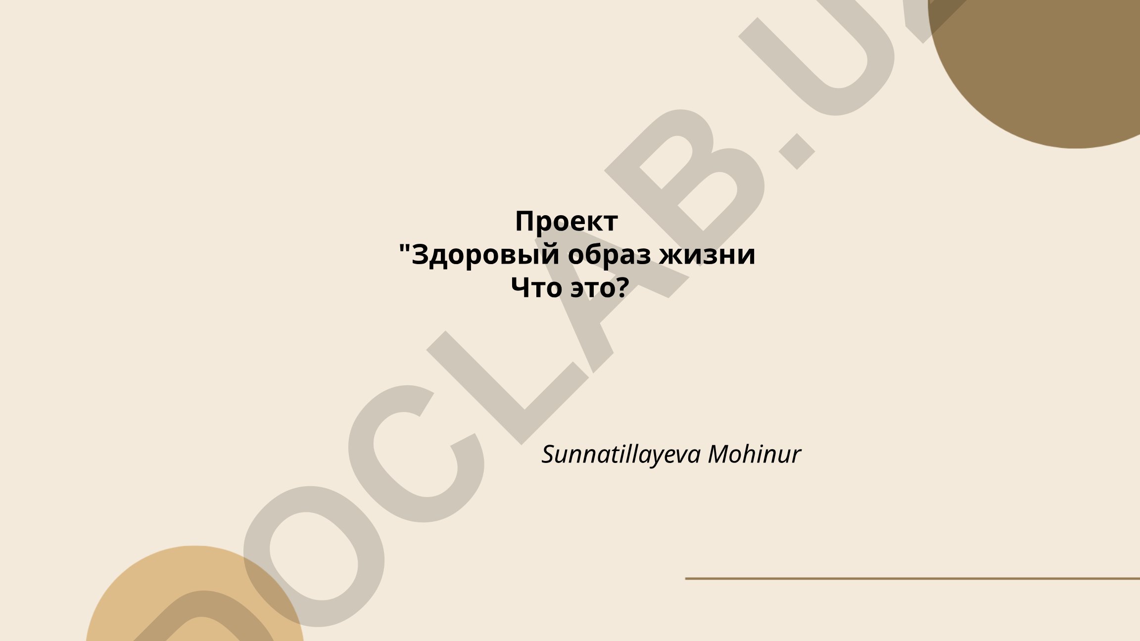 Здоровый образ жизни: основы, питание и физическая активность