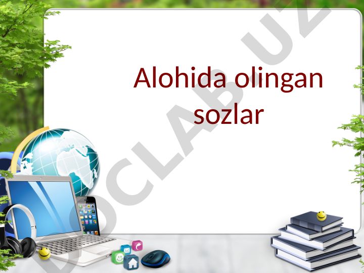 Modal so'zlar va undov so'zlar turlari