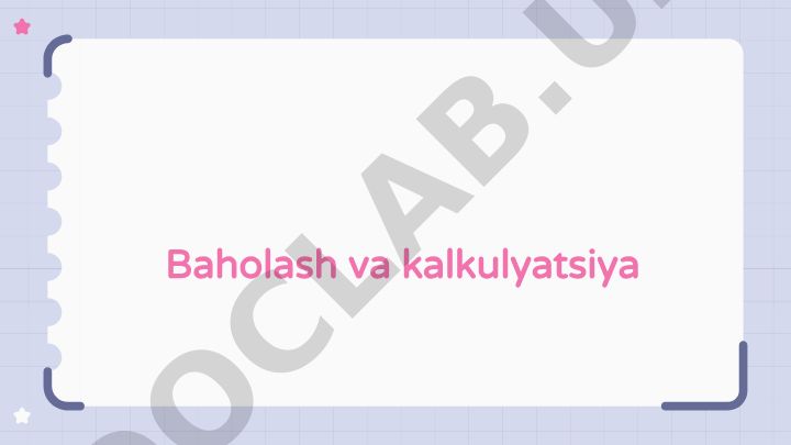 EGRA xalqaro baholash dasturi: savodxonlik va hisoblash ko'nikmalarini baholash