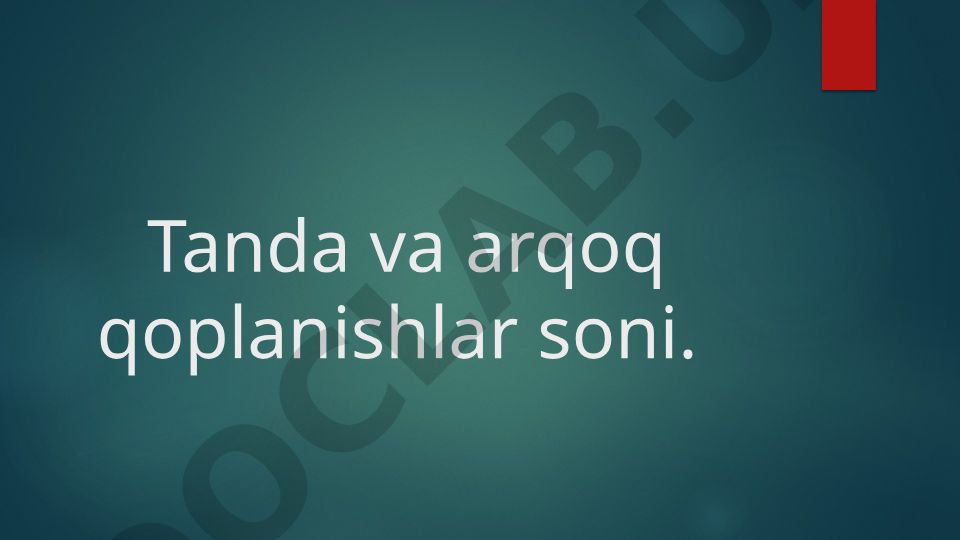 To‘qimachilikda tanda, arqoq va siljish soni