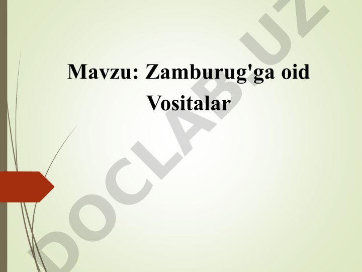 Zamburug'ga qarshi dori vositalari klassifikasiyasi va klinik faydalanilishi