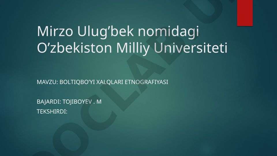 Boltiqbo’yi xalqlari etnografiyasi