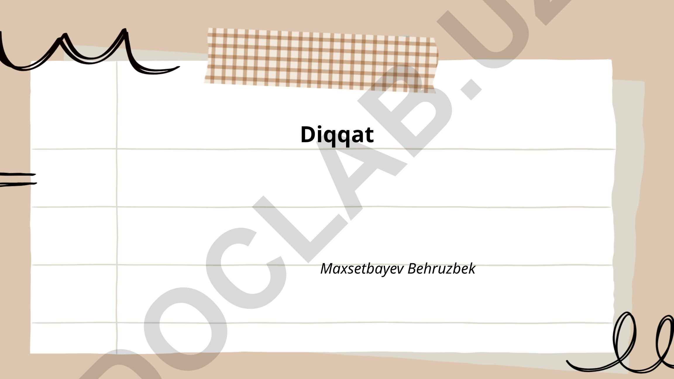 Diqqatning nazariy asoslari va psixologik tahlili