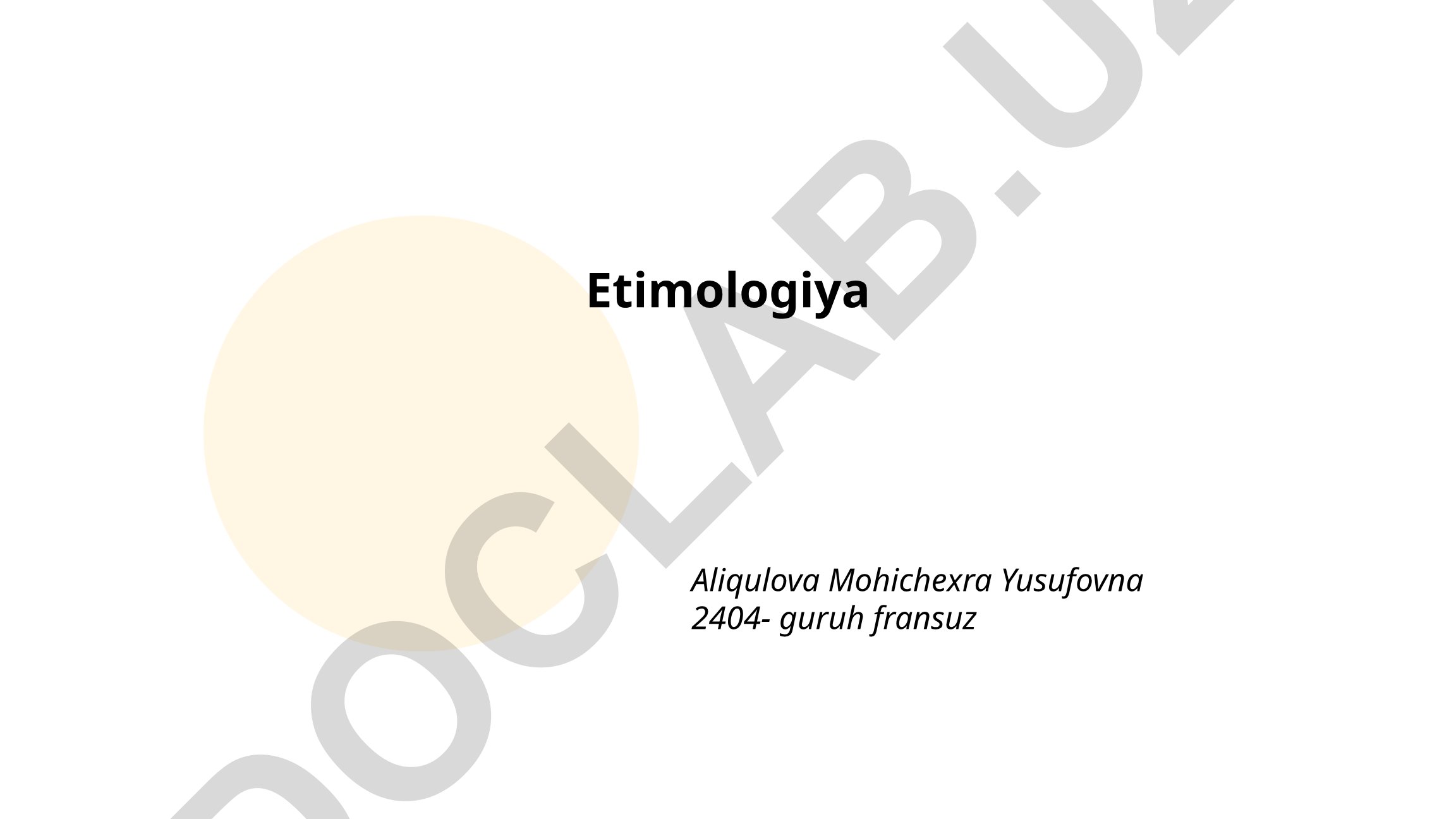 Kalima so'zining etimologiyasi va tillardagi o'zlashmalar