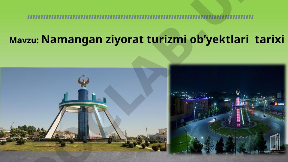 Namangan ziyorat turizmi ob’yektlari tarixi
