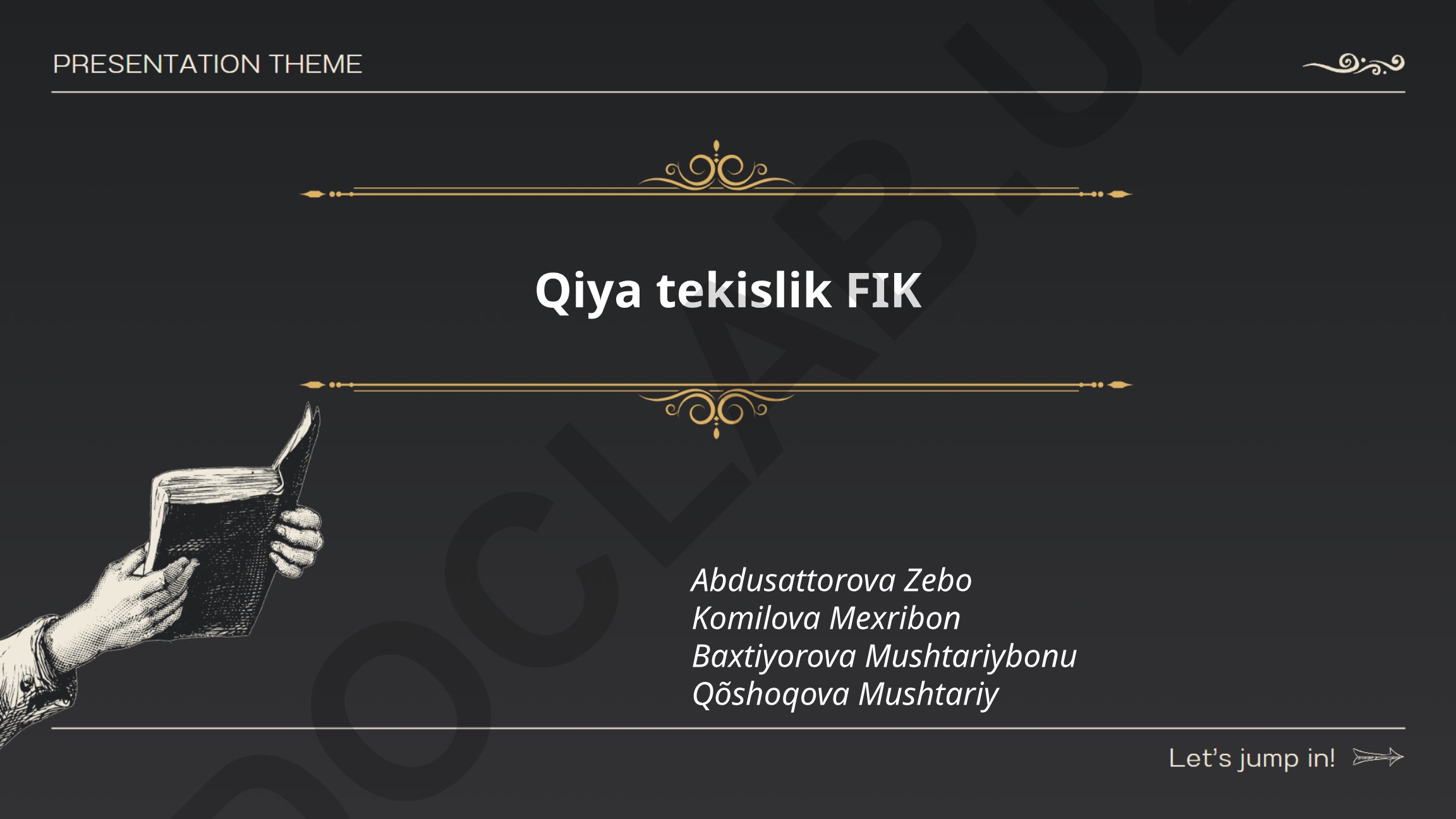 Qiya tekislik: ta'rif, geometriya va kuchlar