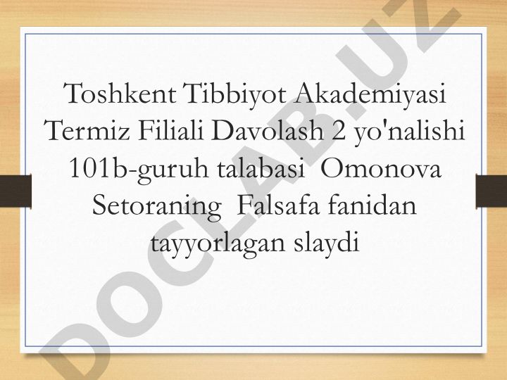 Hozirgi zamon umumbashariy muammolar va ularning oqibatlari