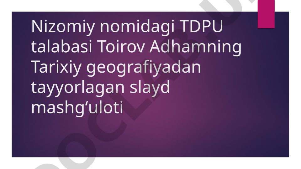 Oʻrta Osiyo hududlari tarixiy geografiyasi va xaritalari