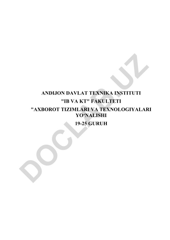 Class va obyekt tushunchalari va ularning farqlari