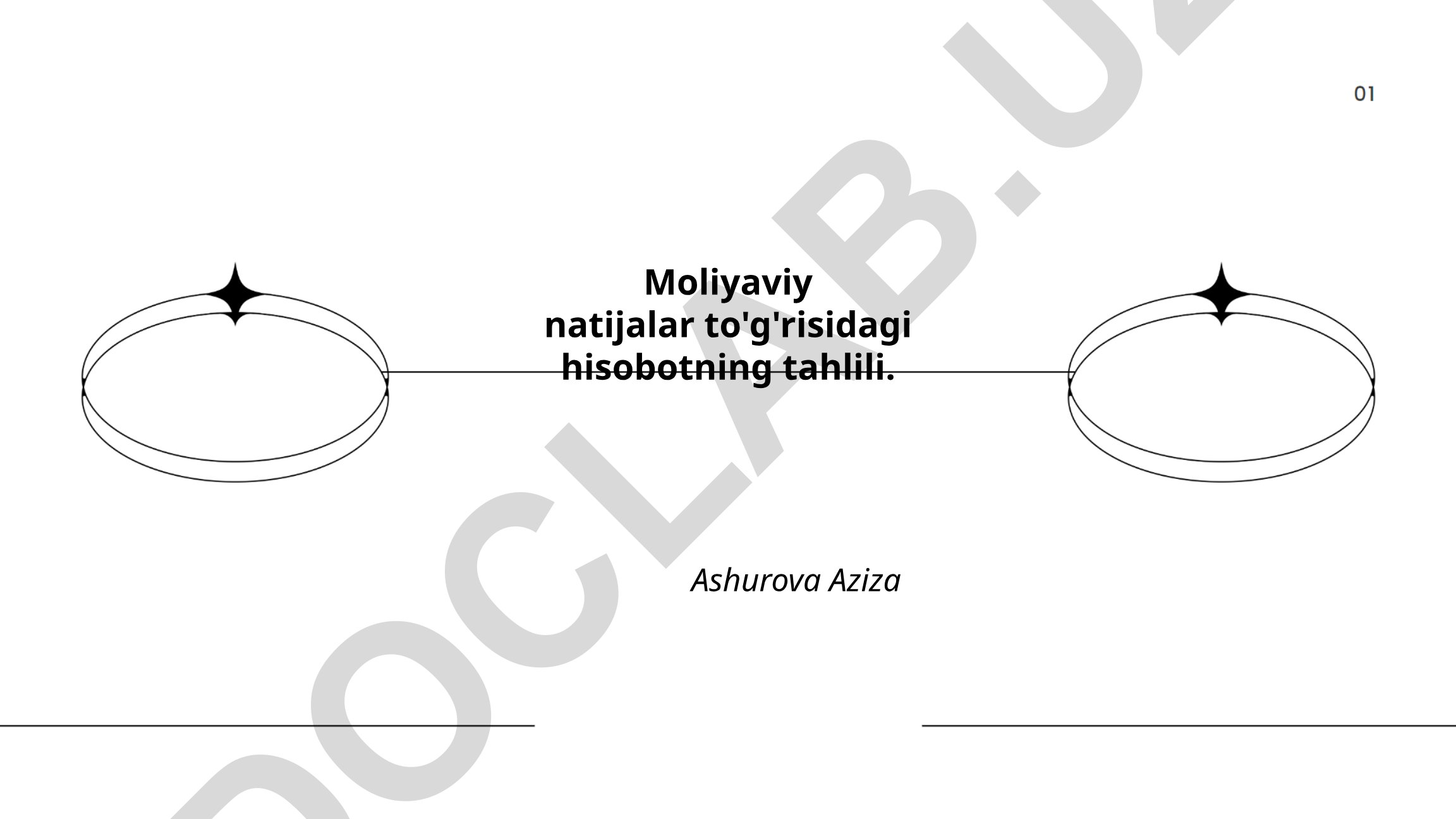 Moliyaviy natijalar to'g'risidagi hisobotning tahlili