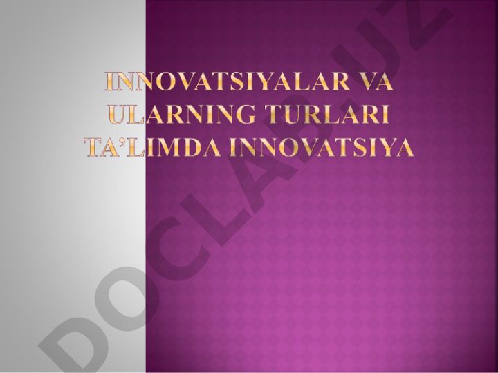 Ta'lim tizimini rivojlantirish va boshqarish mexanizmlari