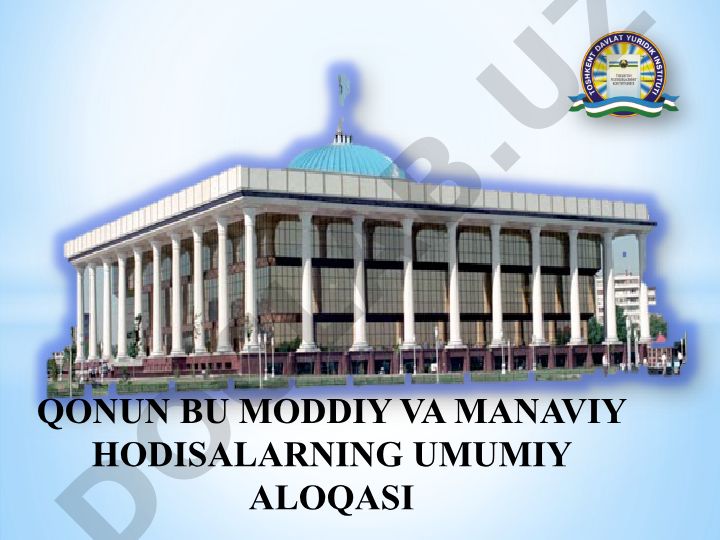 O'zbekistonda parlamentarizmning shakllanishi va Oliy Majlis faoliyati