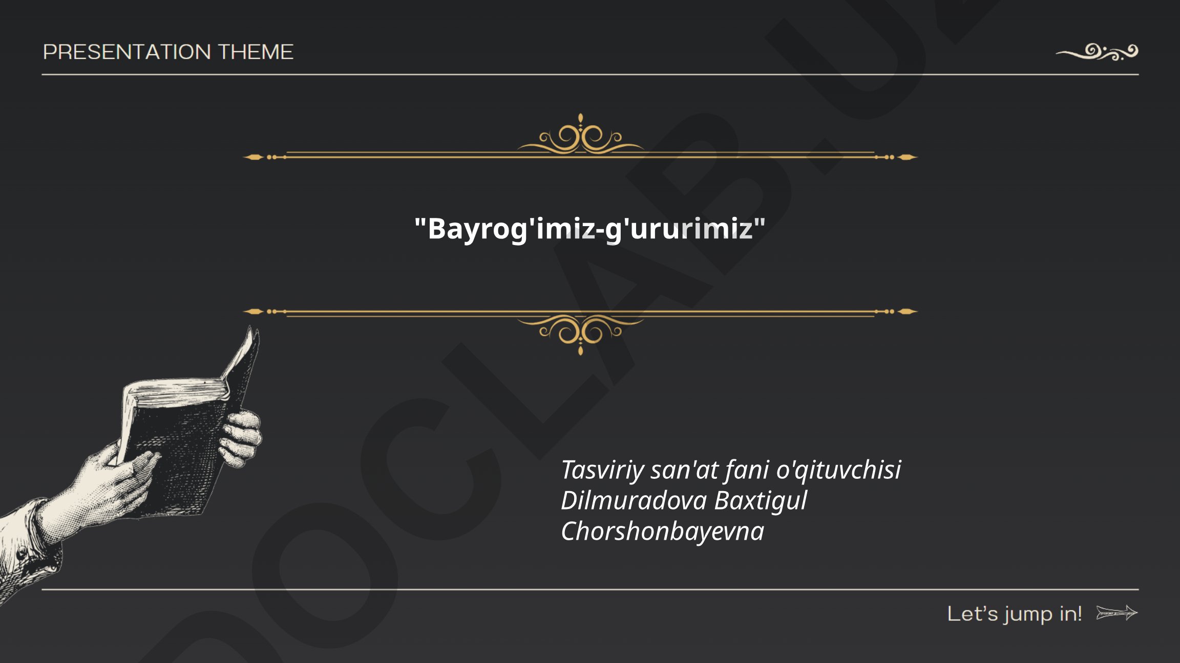 Bayrog'imiz-g'ururimiz
