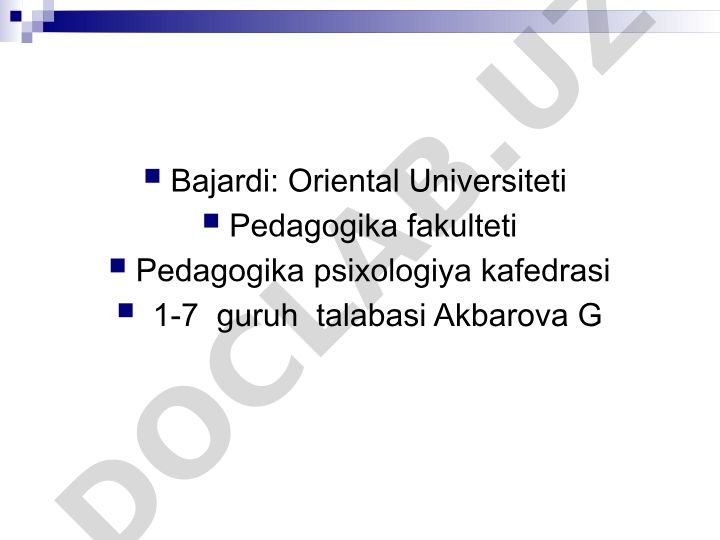 Xarakter haqida tushuncha va uning psixologik asoslari