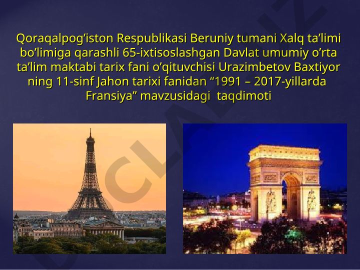1991–2017-yillarda Fransiya tarixi