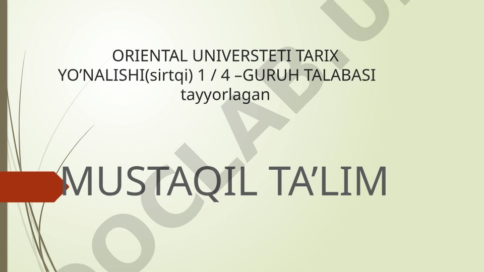To'qimalar va ularning tuzilishi