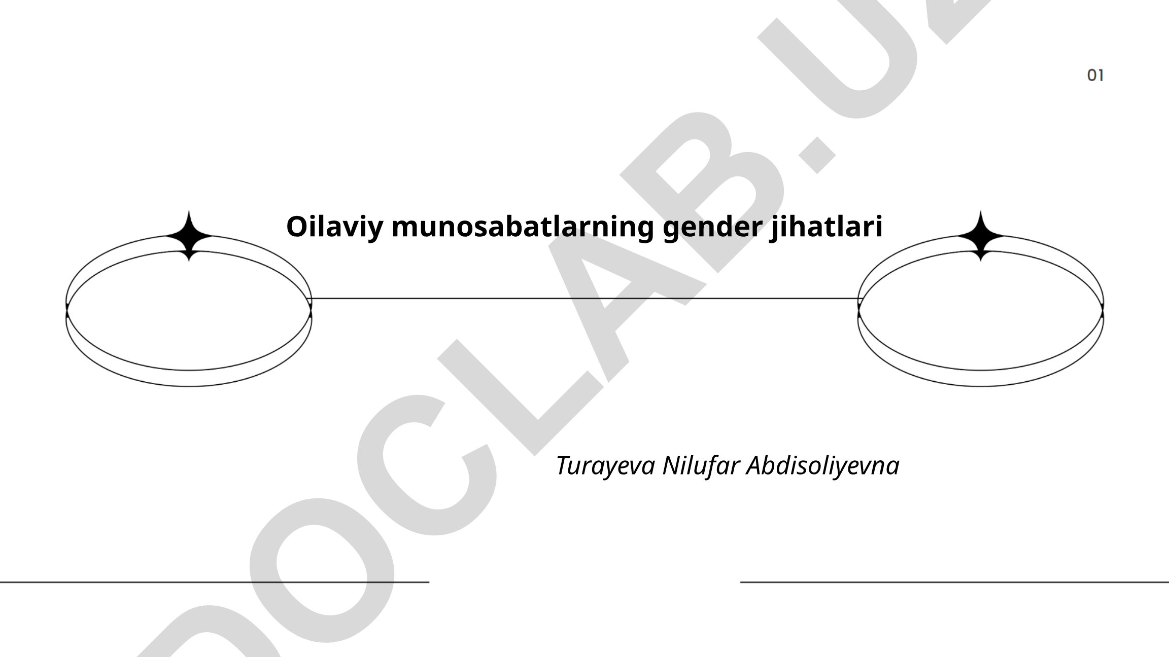 Oilaviy munosabatlarning gender jihatlari
