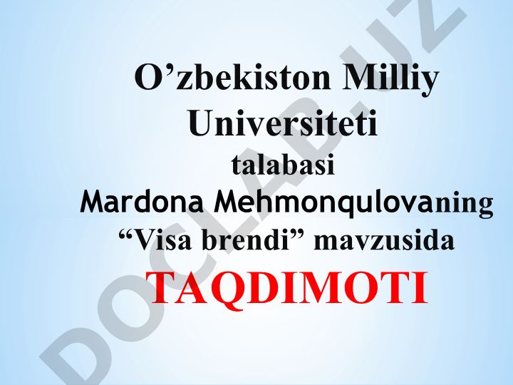 Visa brendi