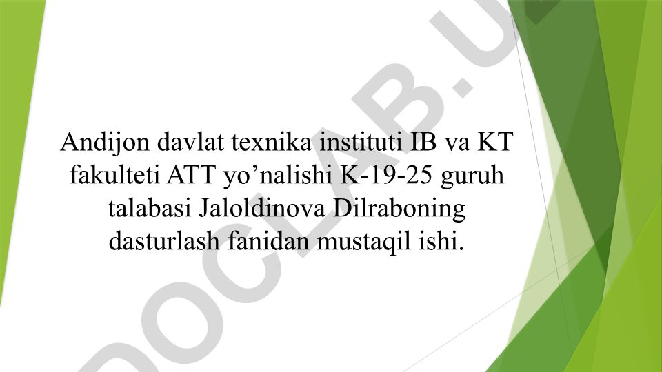 Binar fayllar bilan ishlash: Yozish, o‘qish va struktura saqlash