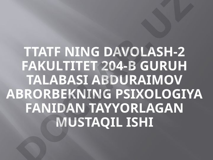 Tarbiya nazriyasi, usullari va turlari
