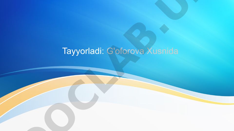 Tadbirkorlik faoliyatini huquqiy himoya tizimini huquqiy ta’minlash