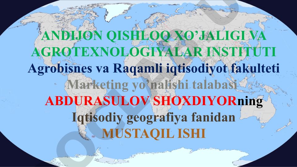 Dunyo aholisining jinsiy va irqiy tarkibi