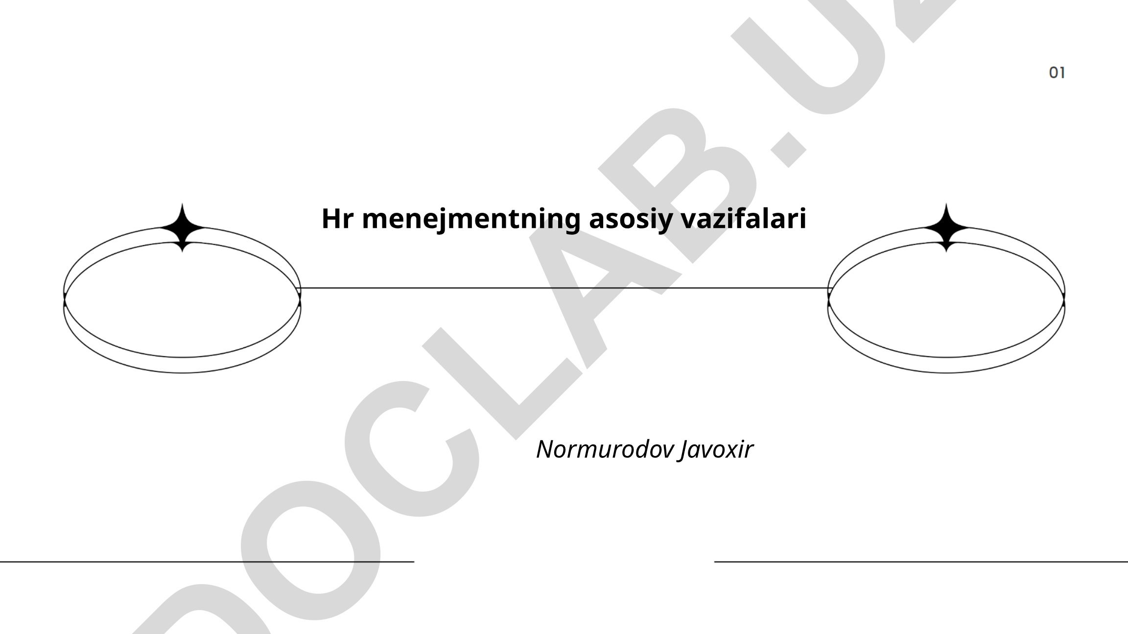 HR menejmentning asosiy vazifalari