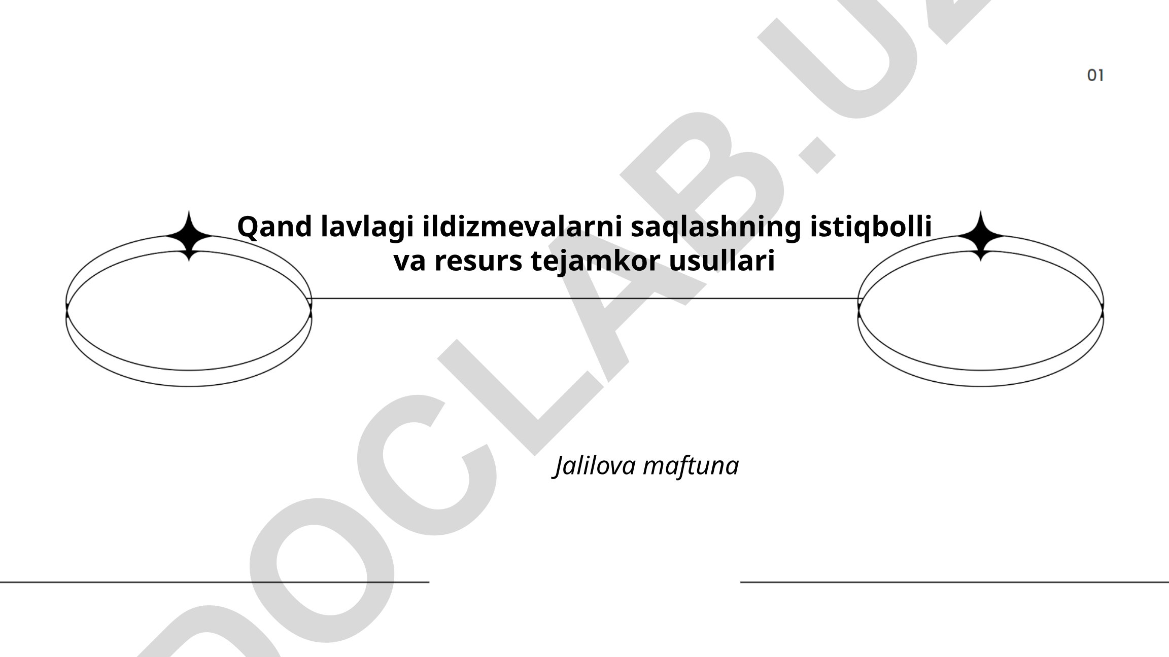 Qand lavlagi ildizmevalarni saqlashning istiqbolli va resurs tejamkor usullari