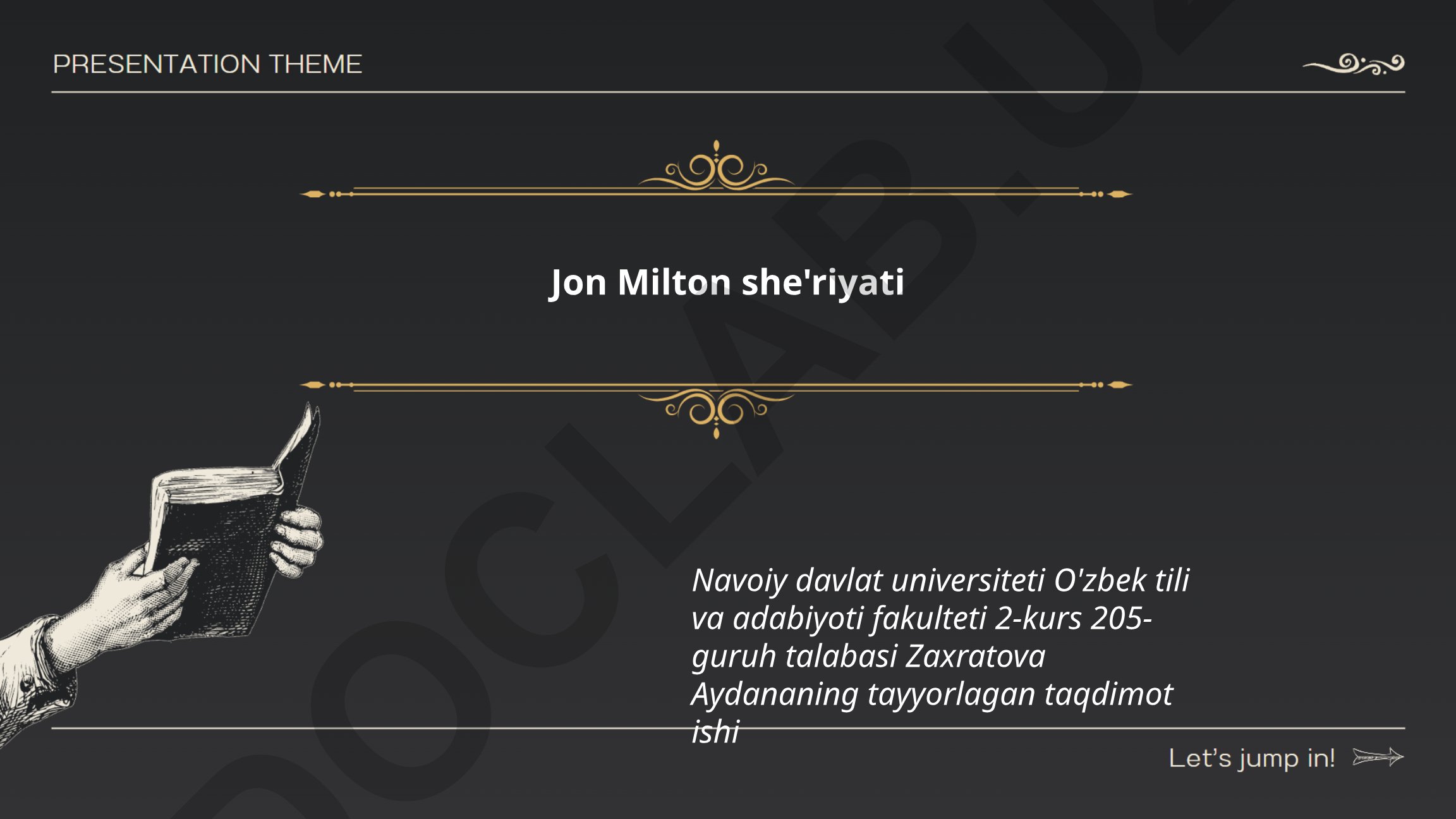 Jon Milton she'riyati