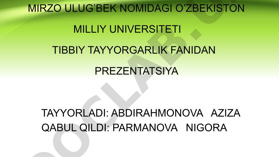 Nafas olish sistemasi va virusli infektsiyalar