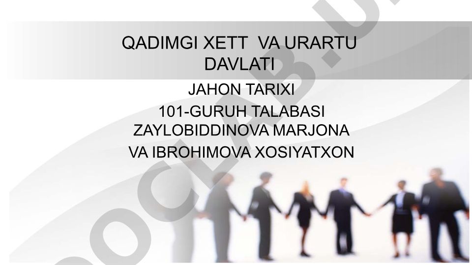 Qadimgi Xett va Urartu davlati