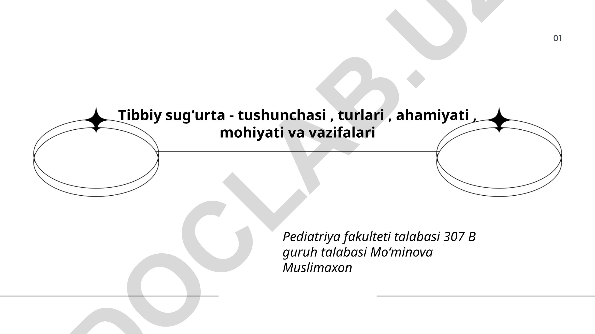 Tibbiy sugʻurta tushunchasi, turlari, ahamiyati, mohiyati va vazifalari