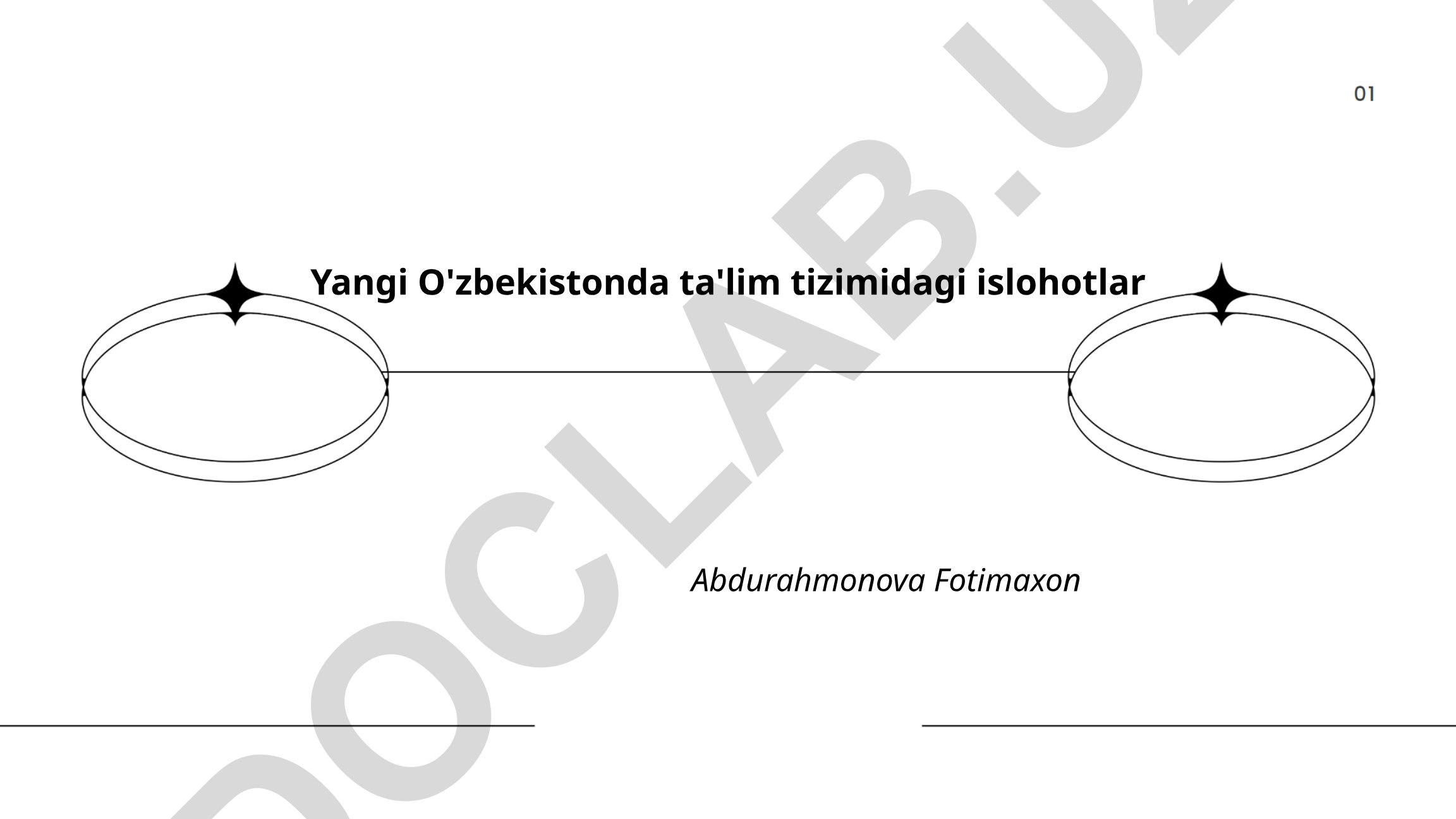 Yangi O'zbekistonda ta'lim tizimidagi islohotlar