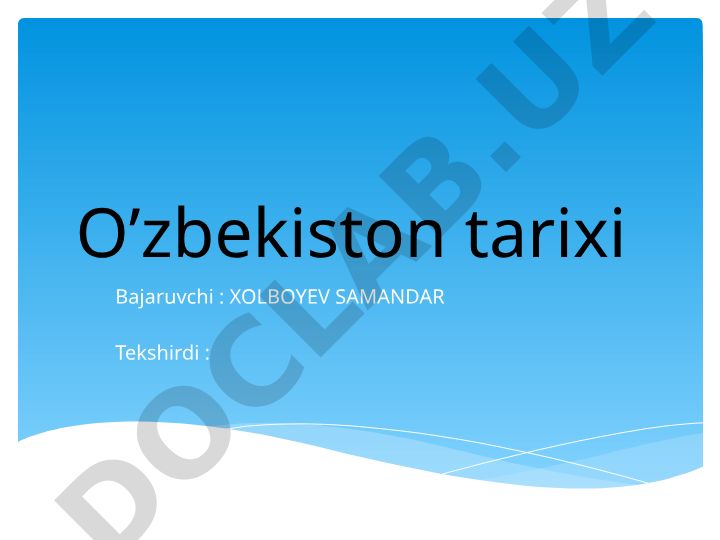 Arab xalifaligi va O'zbekiston tarixi