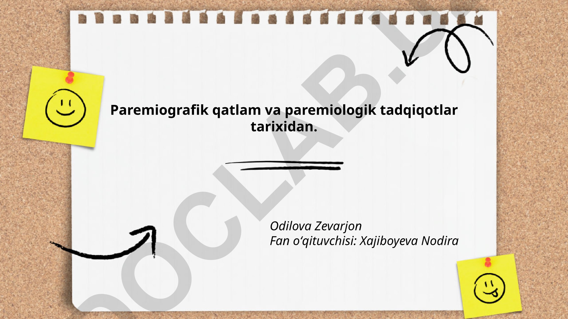 Paremiografik qatlam va paremiologik tadqiqotlar tarixi