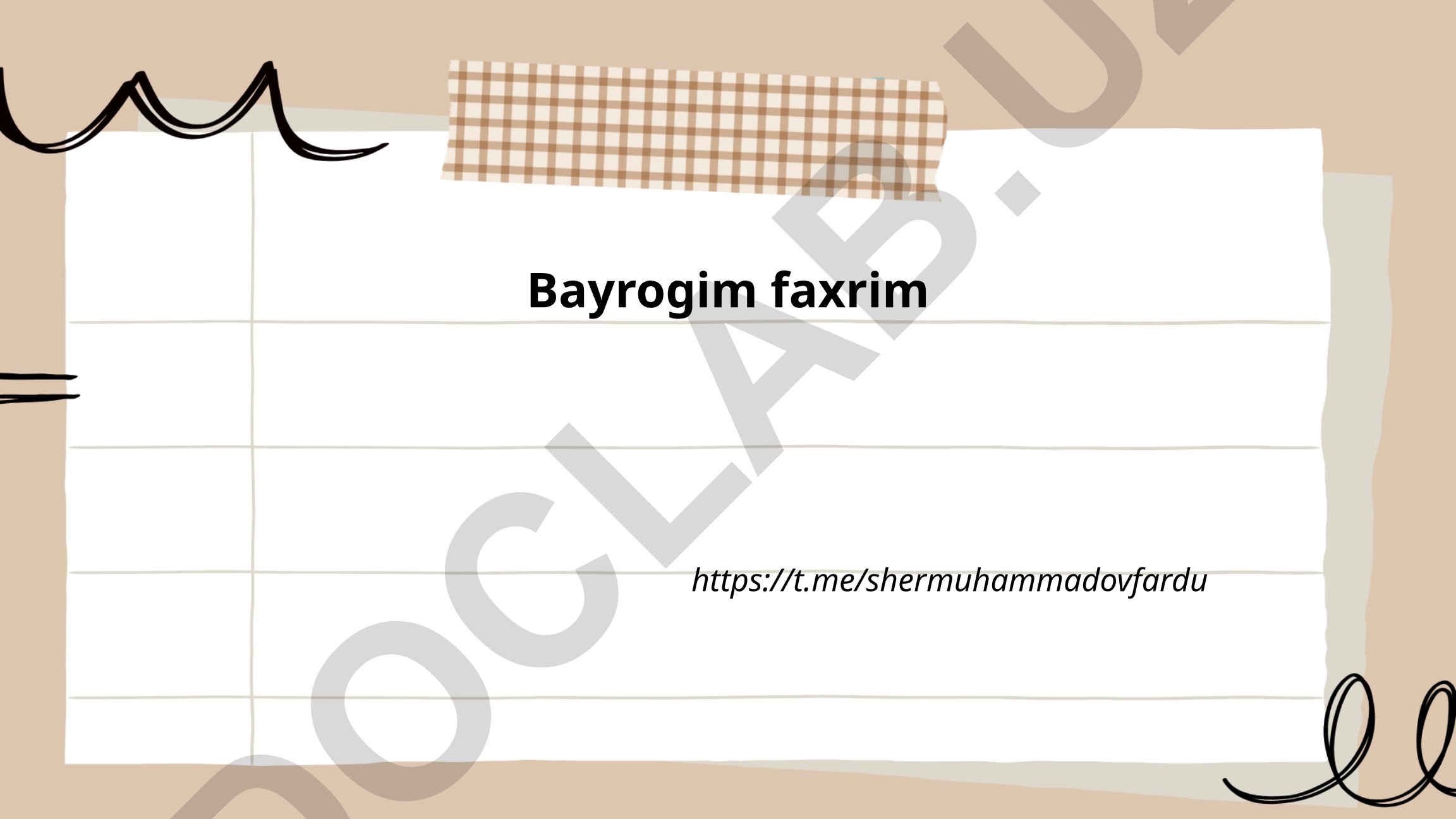 O'zbekiston Respublikasi Davlat bayrog'i tarixi va ramzlari