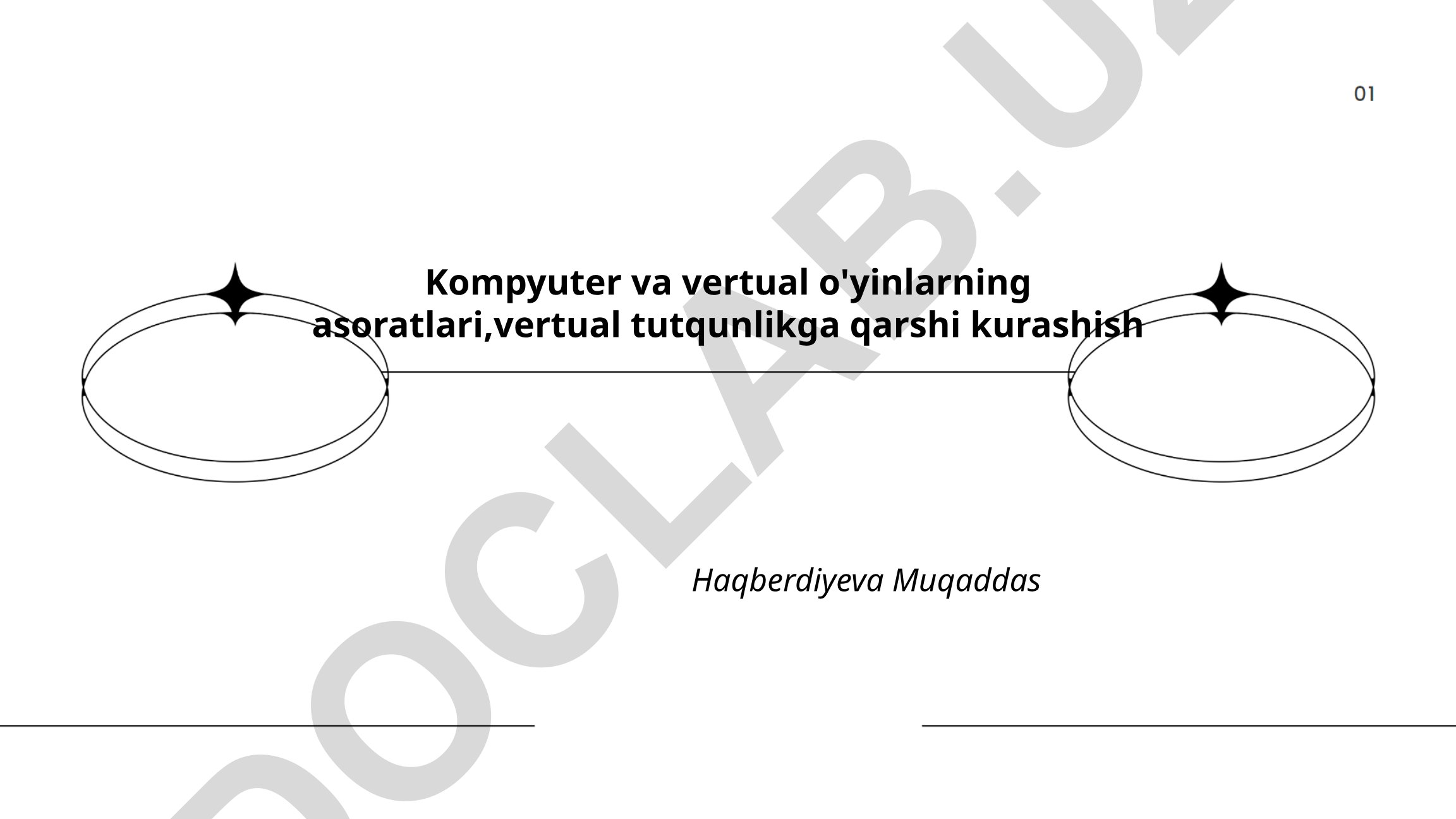 Kompyuter va vertual o'yinlarning asoratlari va vertual tutqunlikka qarshi kurashish