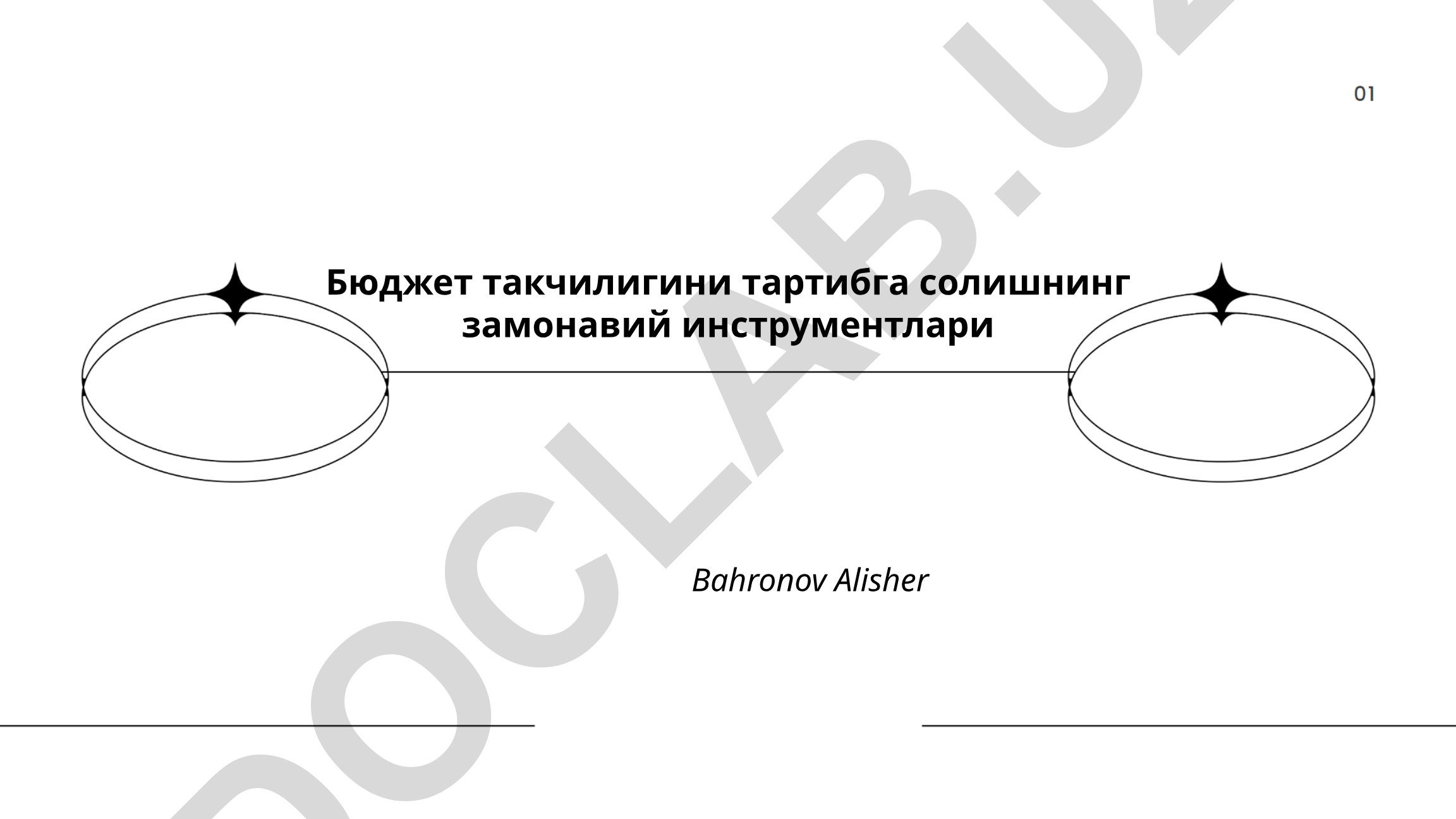 Бюджет такчилигини тартибга солишнинг замонавий инструментлари