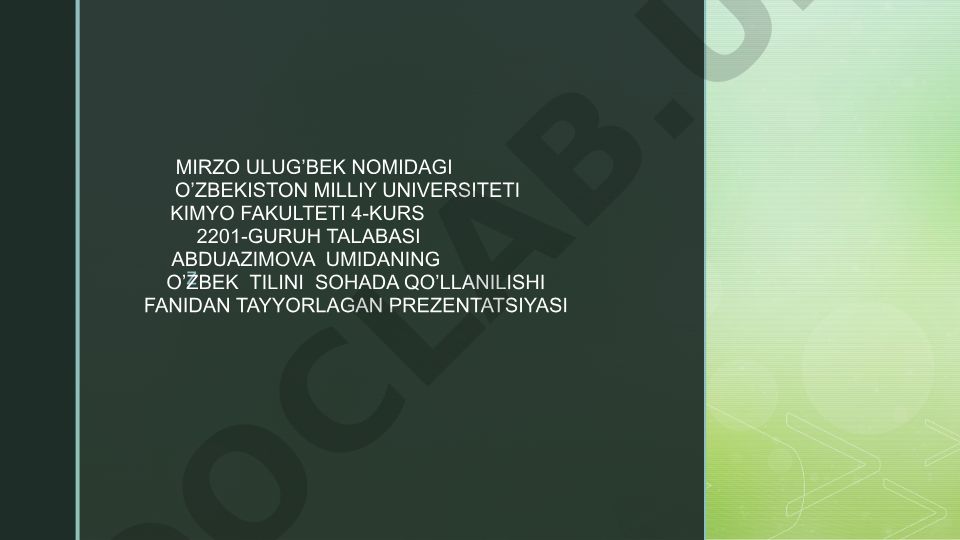 So'zlashuv uslubi
