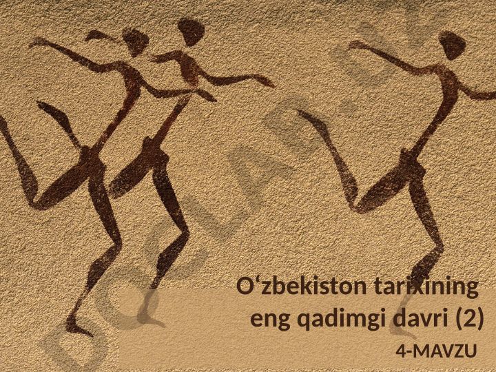 O‘zbekiston tarixining eng qadimgi davri: Mezolit, neolit va eneolit
