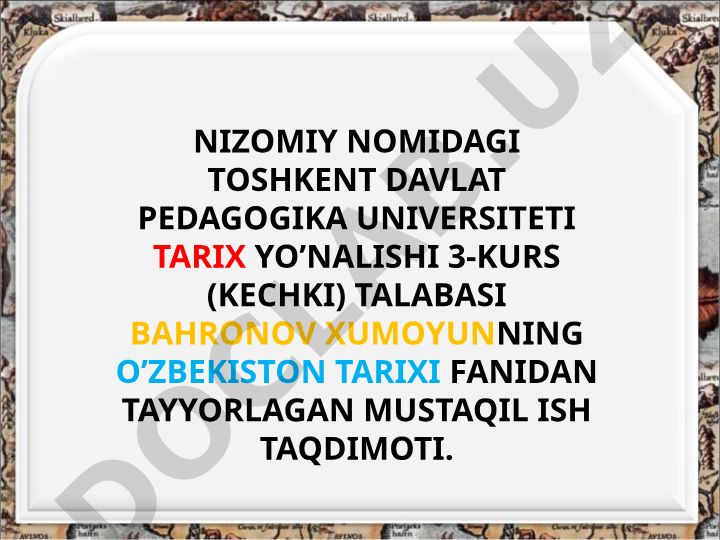O'rta Osiyo xonliklar tarixi tarixshunosligi