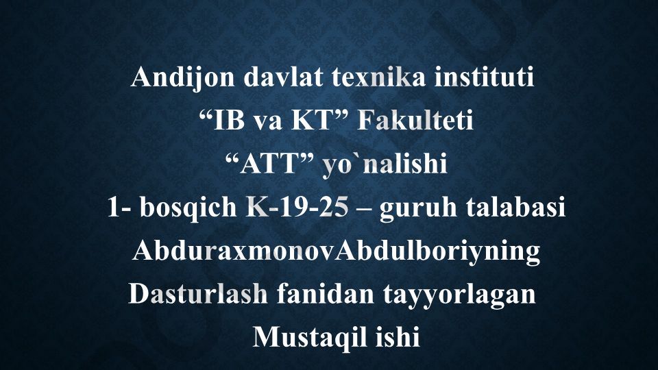 Fayllar bilan ishlash: matnli va binar fayllar o'qish va yozish