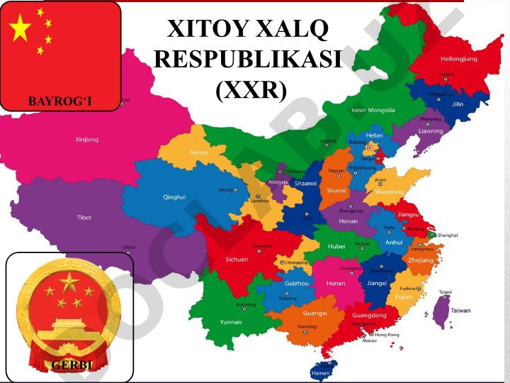 Xitoy Xalq Respublikasining davlat tuzilishi va qurolli kuchlari